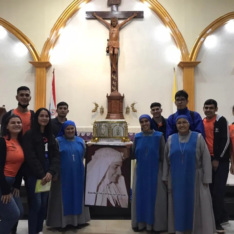 Paraguay - Visita de la reliquia de la Beata Felicia de Jesús Sacramentado Chiquitunga
