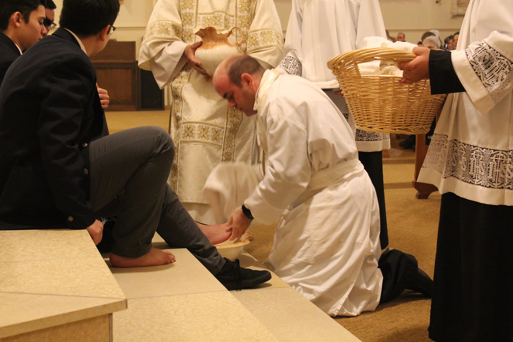 Estados Unidos - Jueves Santo en el Seminario Menor