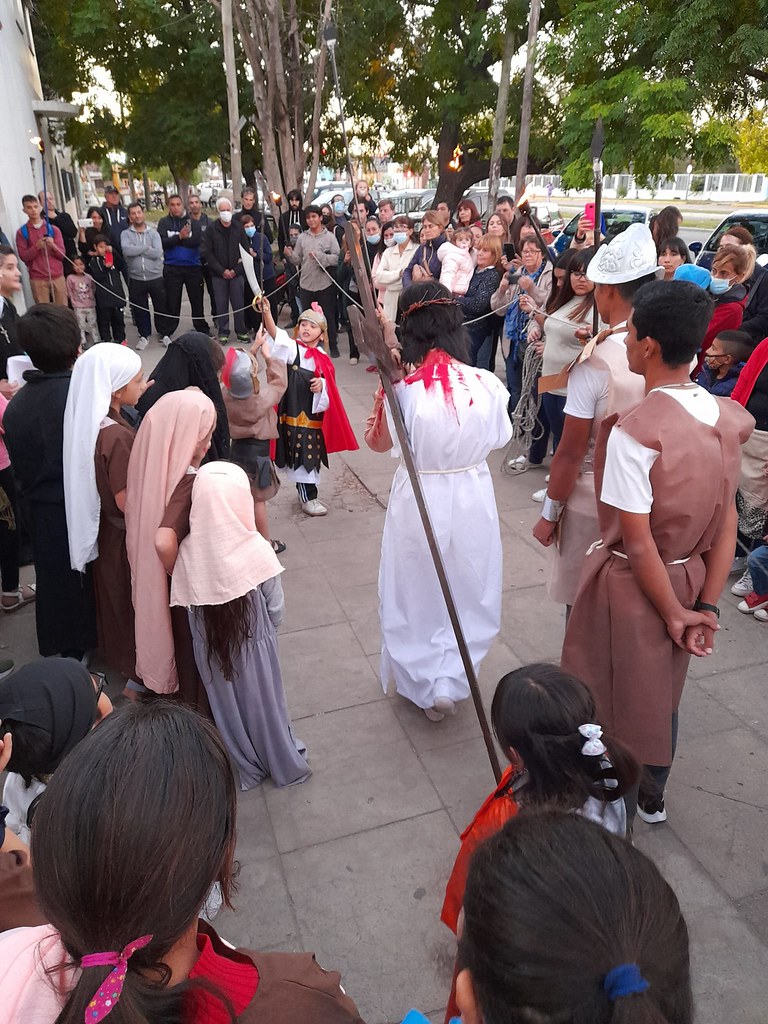 Argentina - Viacrucis viviente en La Plata