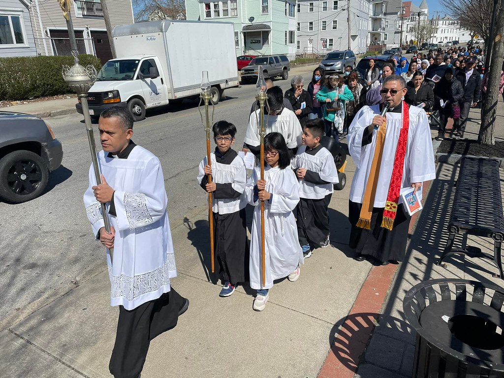 Estados Unidos - Viacrucis en Massachussets