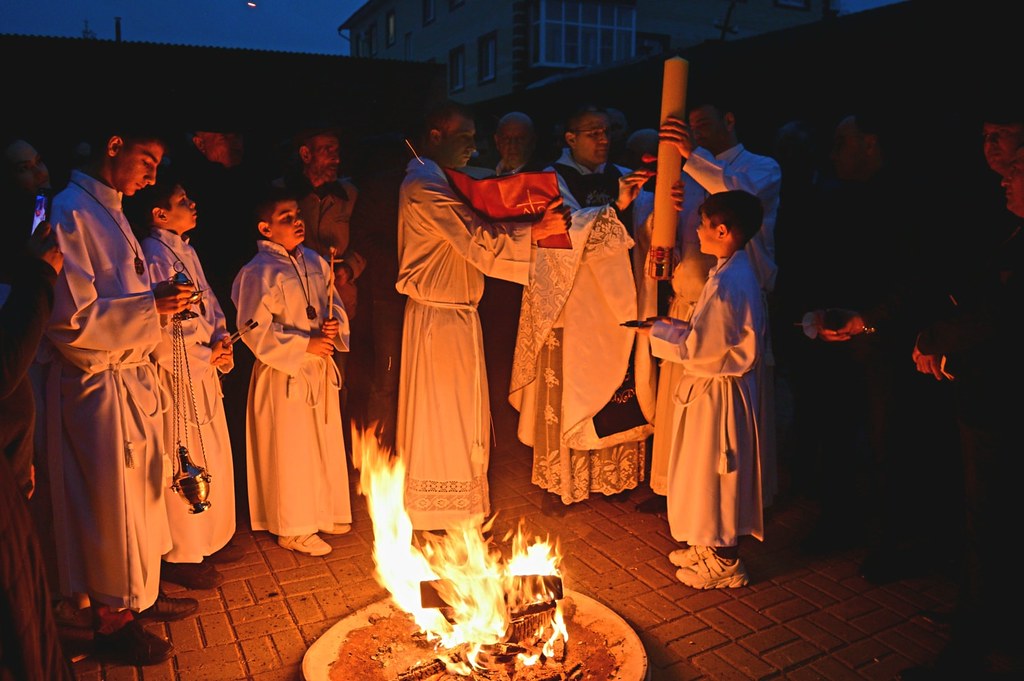 Rusia - Vigilia Pascual en Ulyanovsk