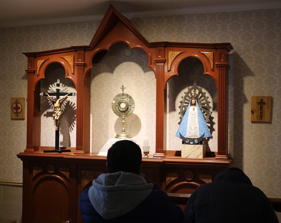 Argentina - 4º aniversario de la Capilla de Adoración Perpetua en Suncho Corral