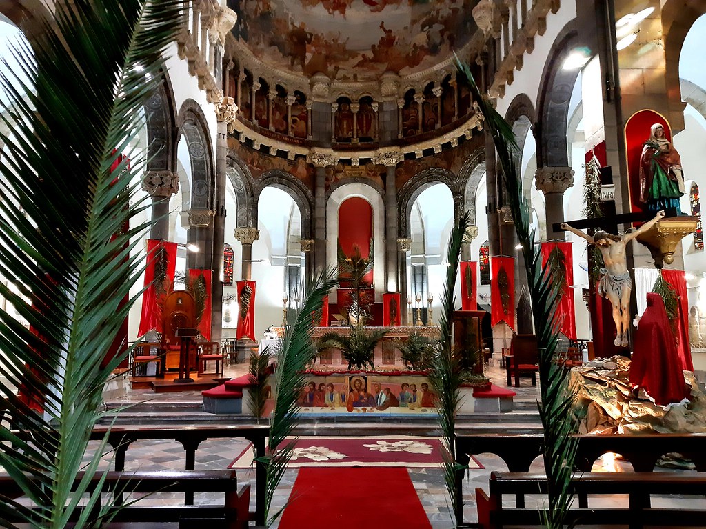 Túnez - Domingo de ramos en la Catedral