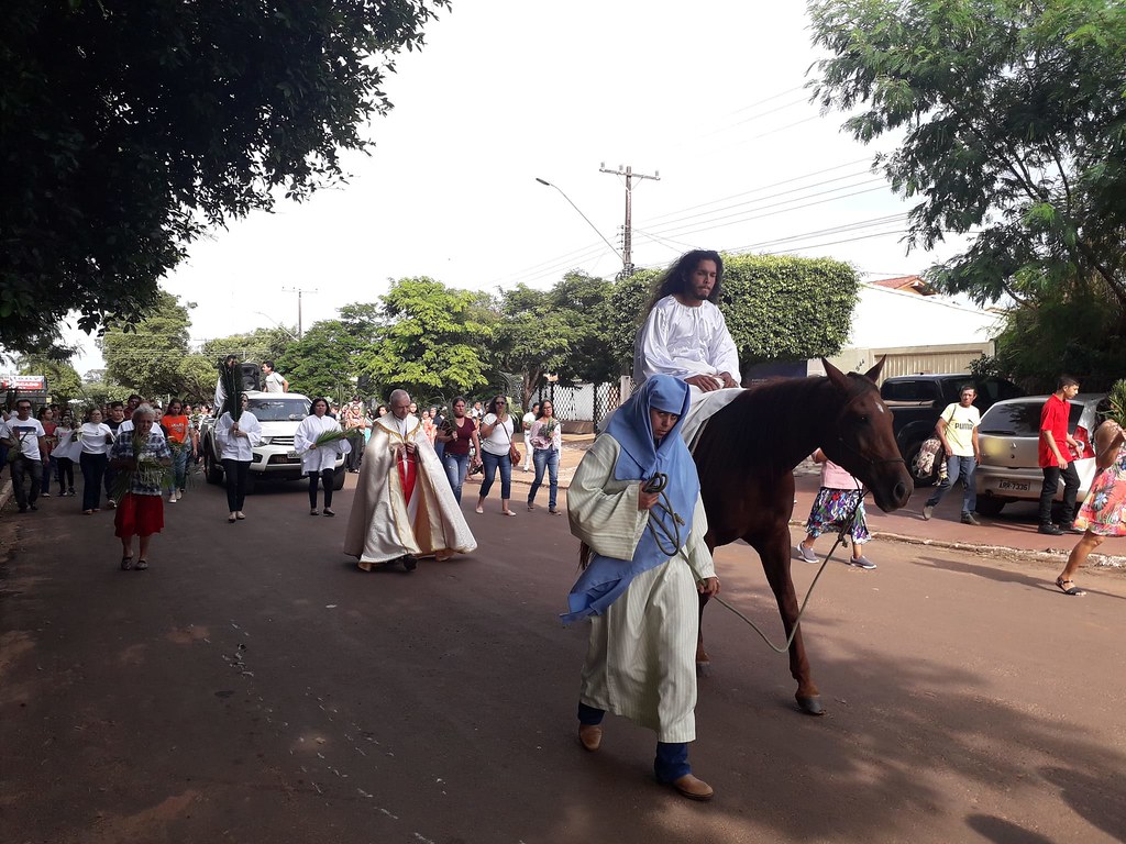 Brasil - Domingo de Ramos en la Parroquia Inmaculada Concepción