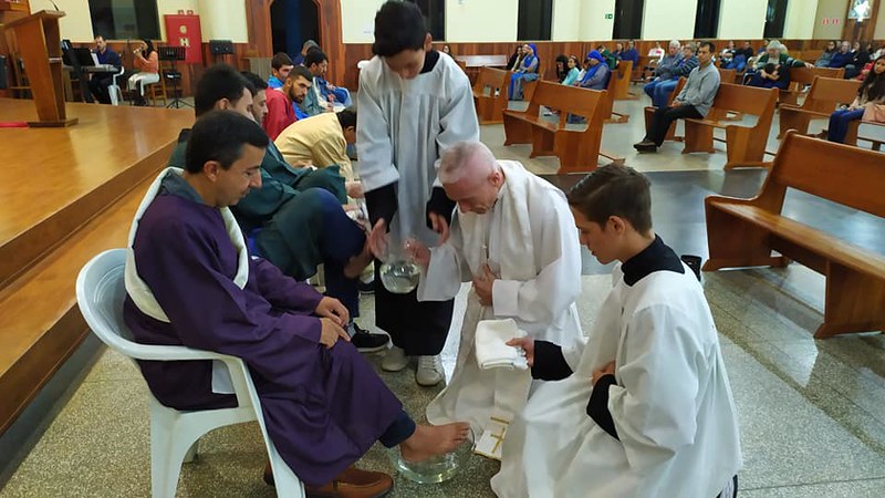 Brasil - Jueves Santo en la Parroquia Inmaculada Concepción