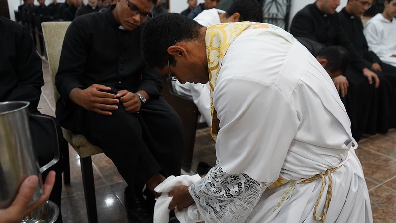 Brasil - Jueves Santo en el Seminario Mayor