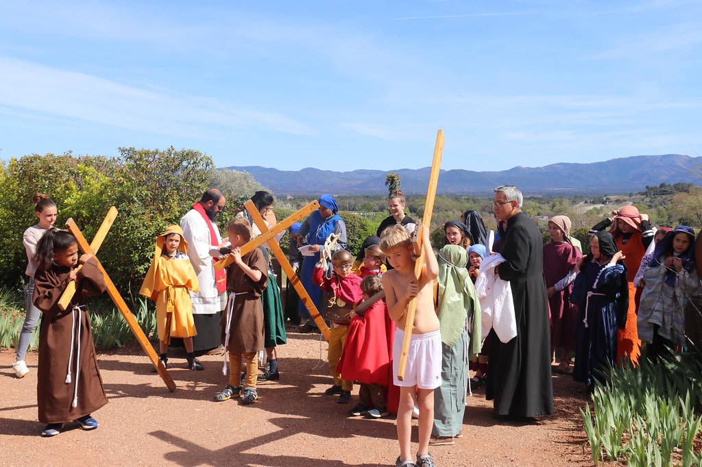 Francia - Viacrucis viviente