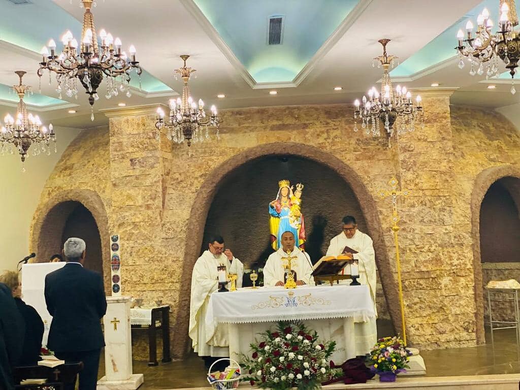 Jordania - 12º aniversario de la lacrimación de la Virgen del Monte en Anjara