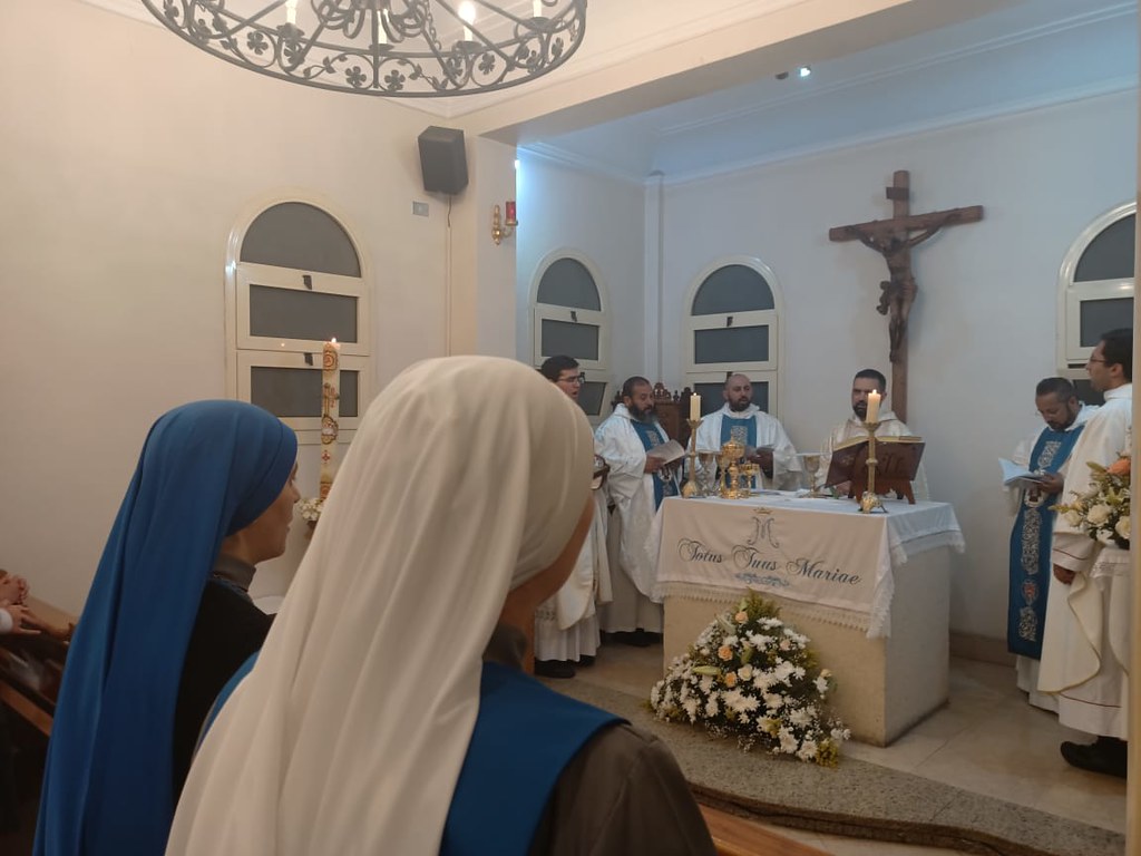 Egipto - Santa Misa y toma de hábito en El Cairo