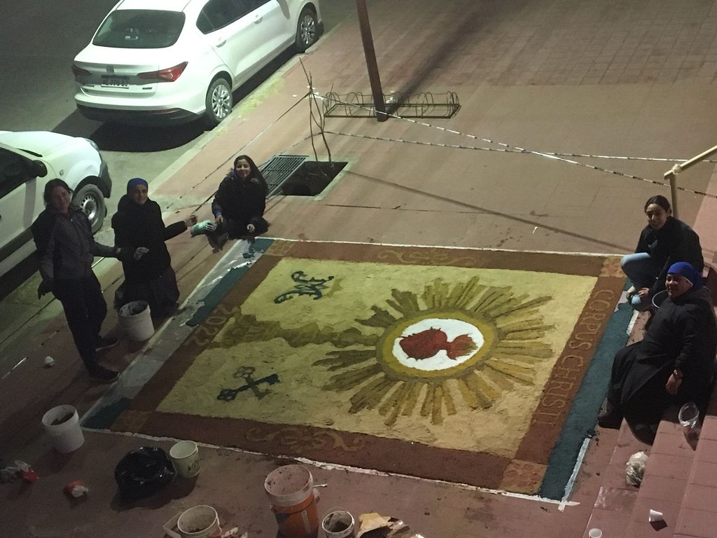 Argentina - Alfombras en la Comunidad de Alvear