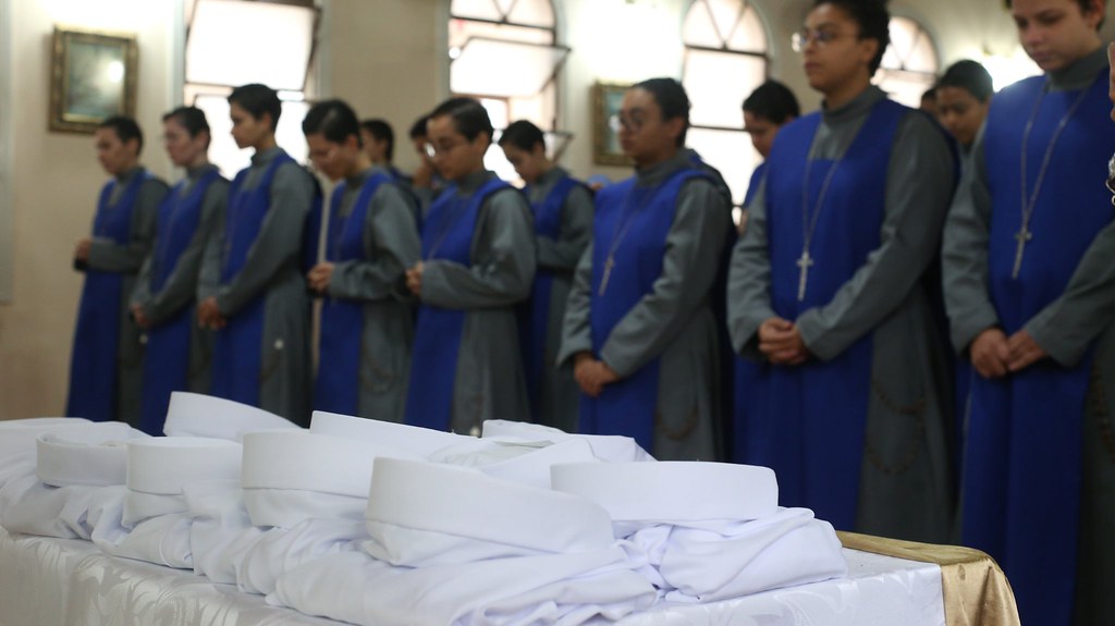 Brasil - Toma de hábito de 22 novicias