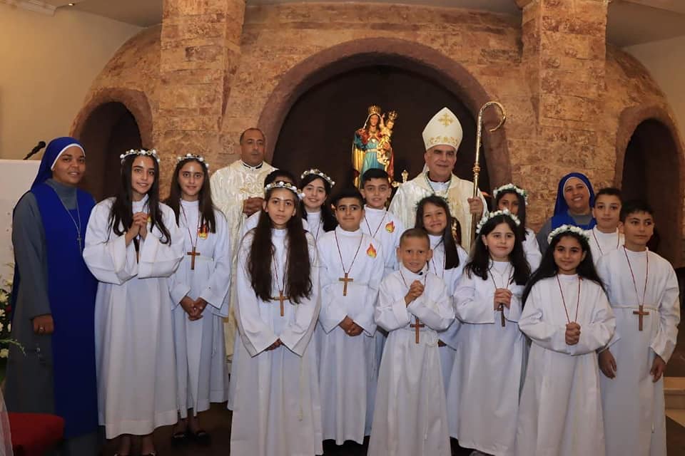 Jordania - Confirmaciones y Primeras Comuniones en la Parroquia de Anjara