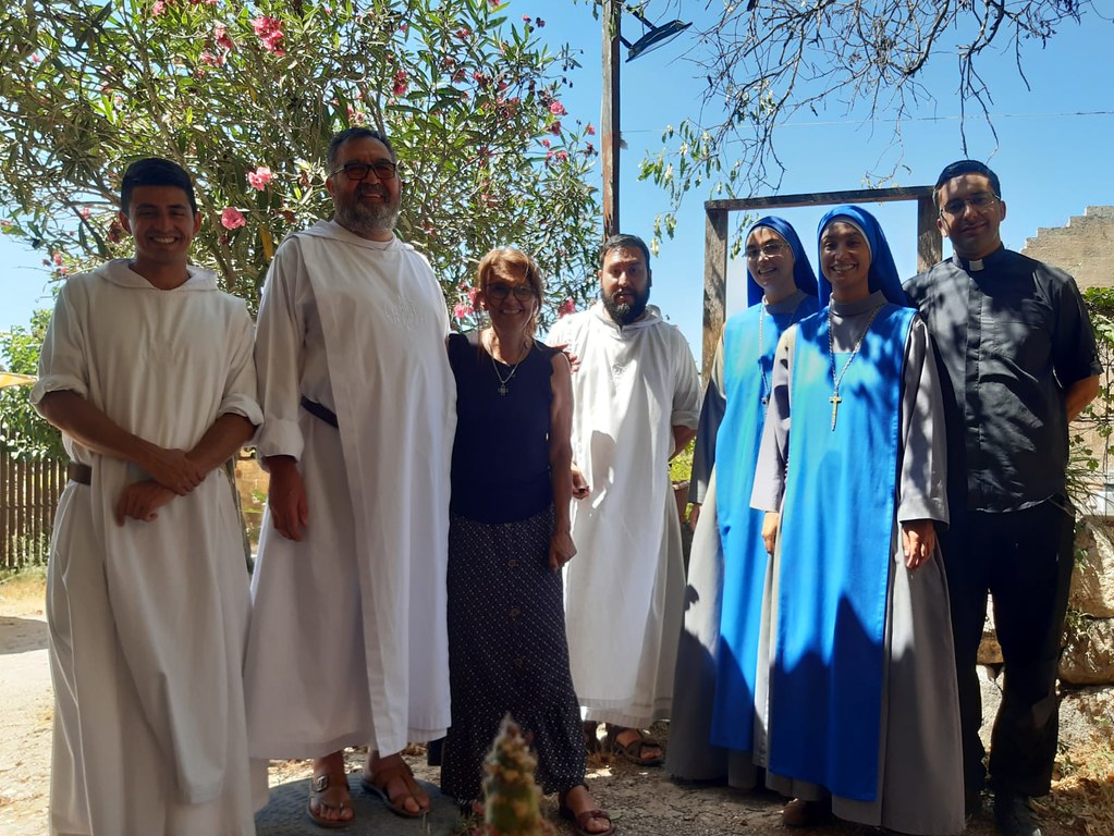 Séforis - Visita del P. Bruno Martínez, IVE y su madre