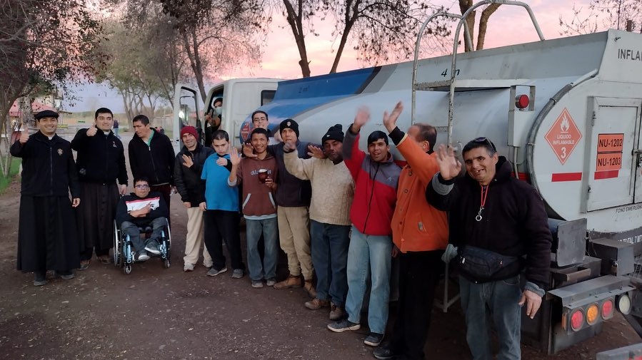 Chile - Agradecimiento a los bienhechores de la calefacción del Hogar Sagrado Corazón