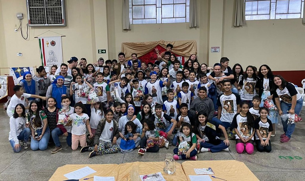 Brasil - Último día de los Juegos Florales en la Parroquia Inmaculada Concepción - Coronel Sapucaia