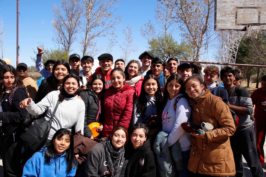 Argentina - Grupo de Suncho Corral en el Campamento del Estudiante