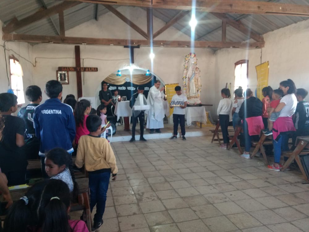 Argentina - Misa y Procesión con la Virgen de la Merced en Los Juríes