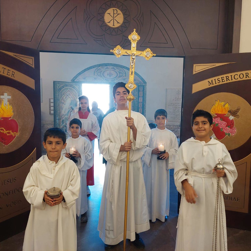 Jordania - Misa Dominical en el Santuario de Anjara