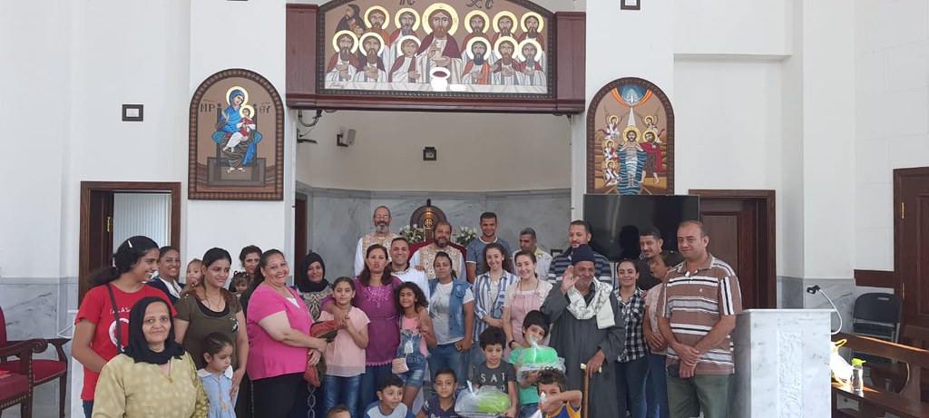 Egipto - Consagración a los Corazones de Jesús y María en Ibni Betak