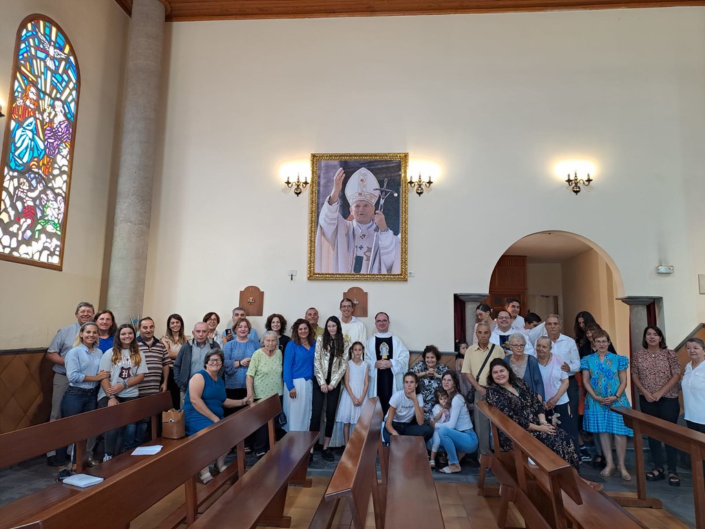 España - Fiesta de Juan Pablo II y bendición del nuevo cuadro en Tenerife