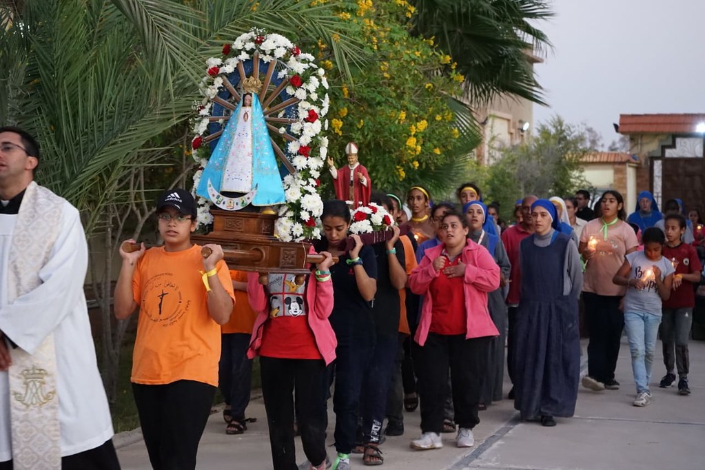 Egipto - Celebraciones del día de la fiesta de San Juan Pablo II