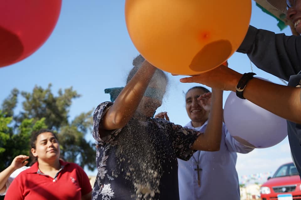 Egipto - Festejos y juegos de la fiesta de San Juan Pablo II en la Ciudad de la Caridad