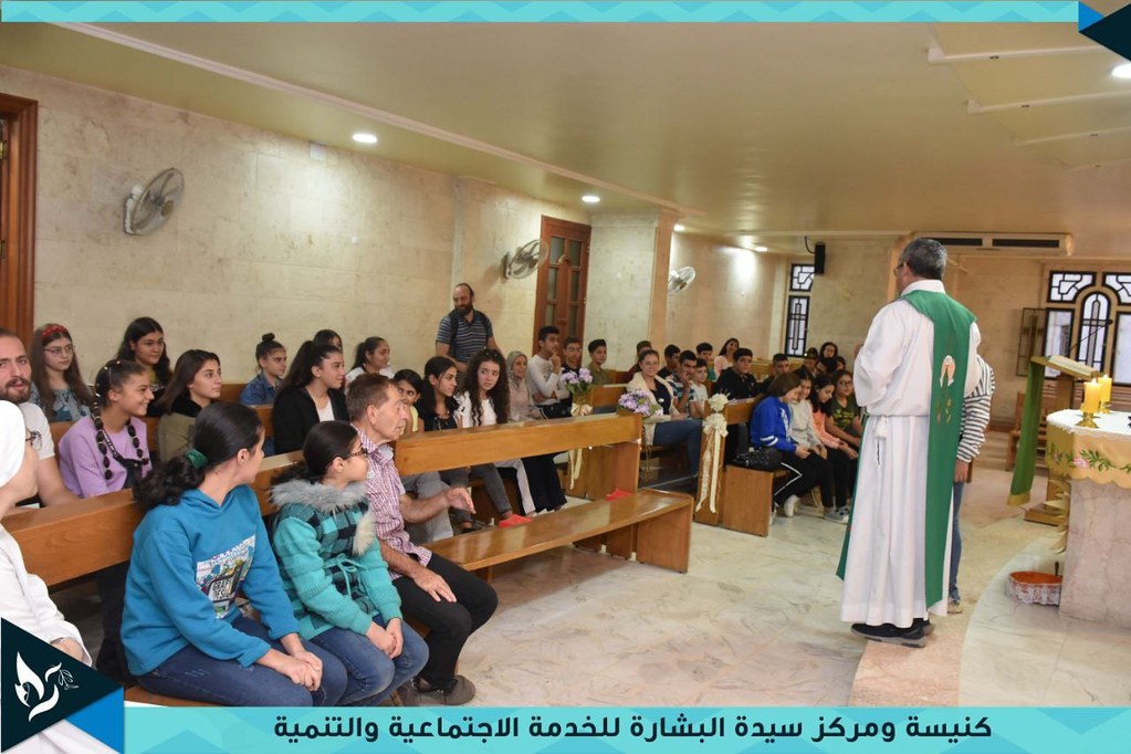 Siria - Catecismo en el Centro Nuestra Señora de la Anunciación en Alepo