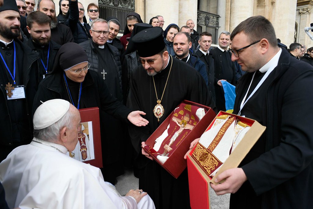Vaticano - Encuentro de los religiosos Ucranianos con el Santo Padre