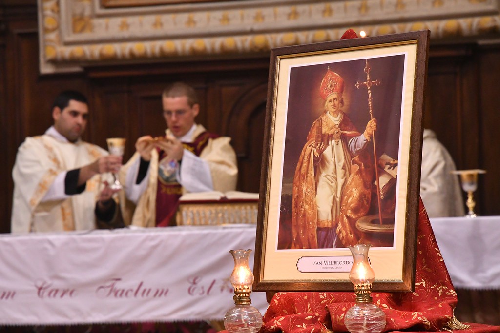 Italia - Fiesta de San Wilibrordo, patrono de Holanda, en el Seminario Mayor