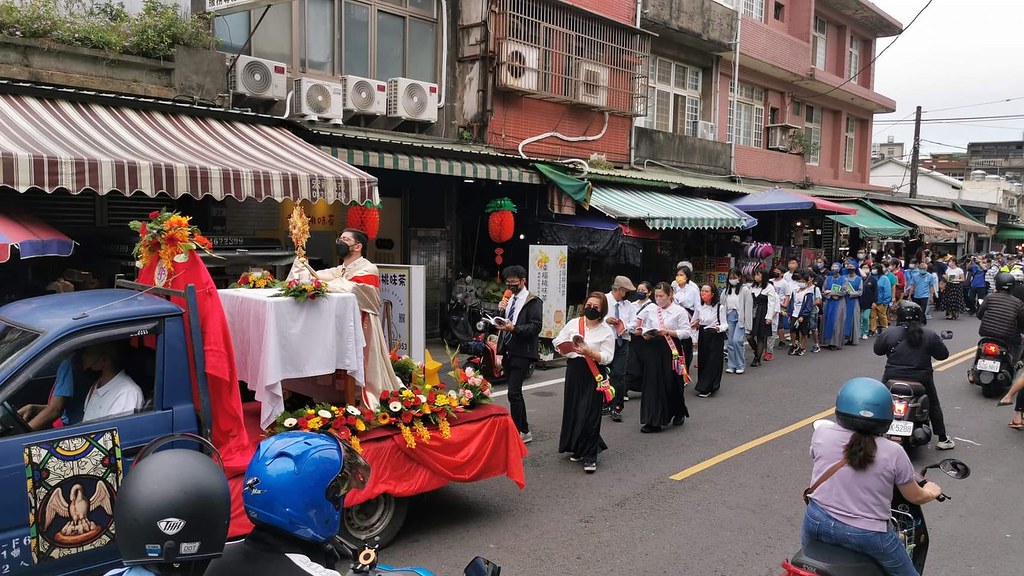 Taiwán - Procesión Eucarística en la Solemnidad de Cristo Rey